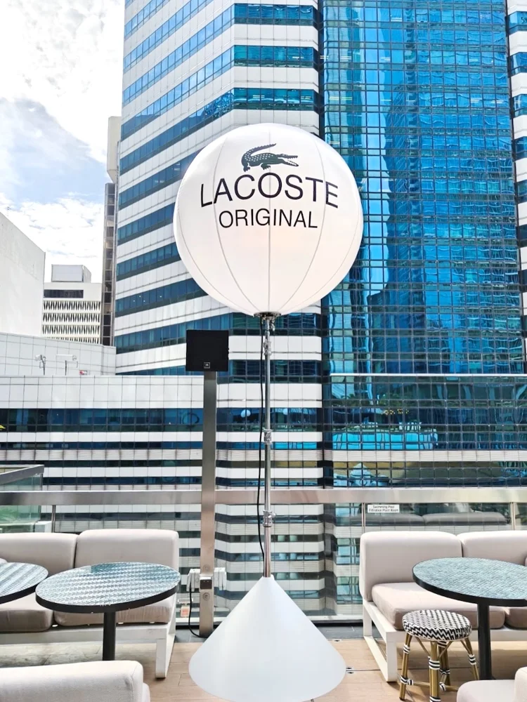 Giant Lighted Balloon Stand — 1.3m