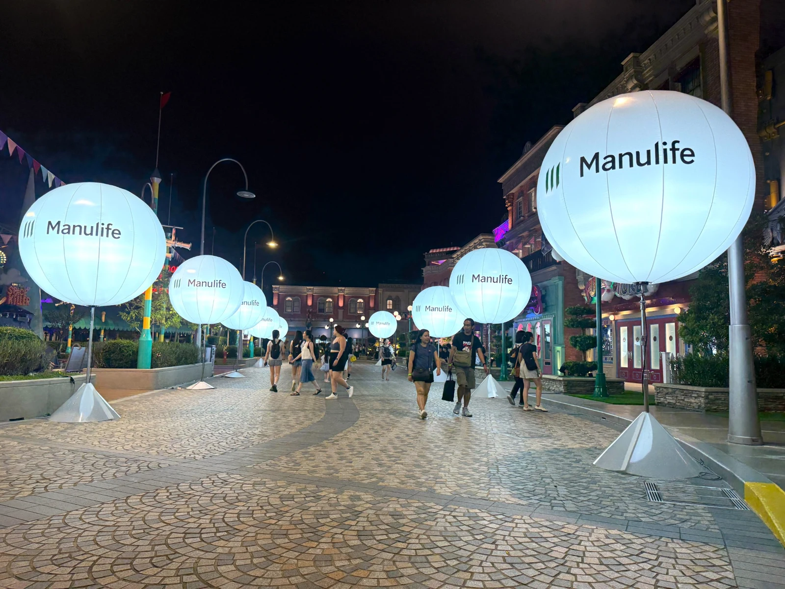 Giant Lighted Balloon Stand — 2m