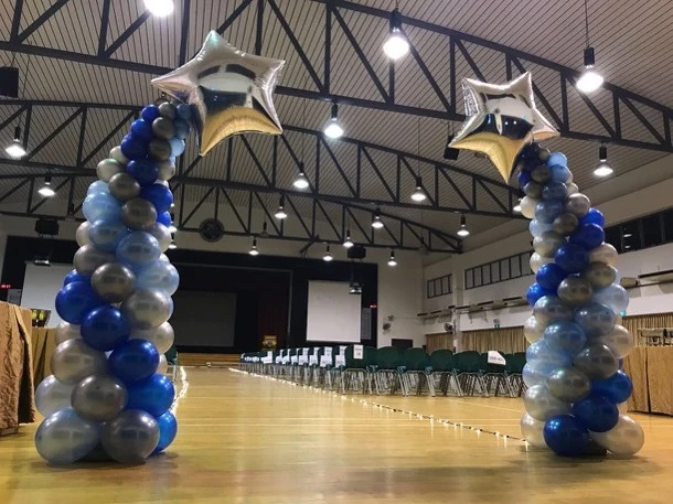 Shooting Star Balloon Pillars