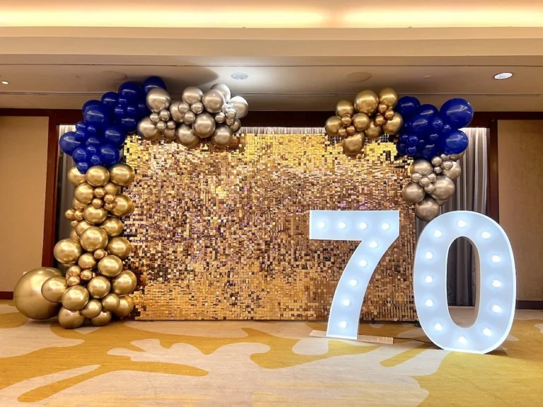 Gold Sequin Wall
