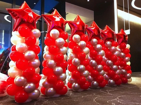 Star Balloon Pillars