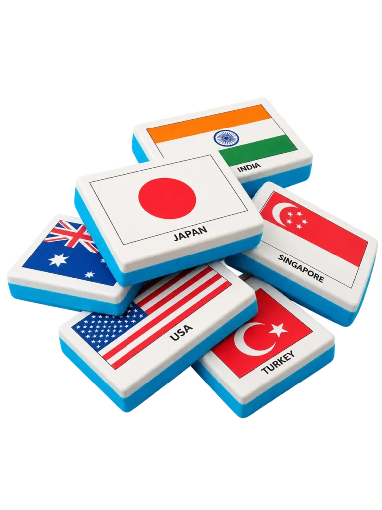 Giant Country Eraser — front view