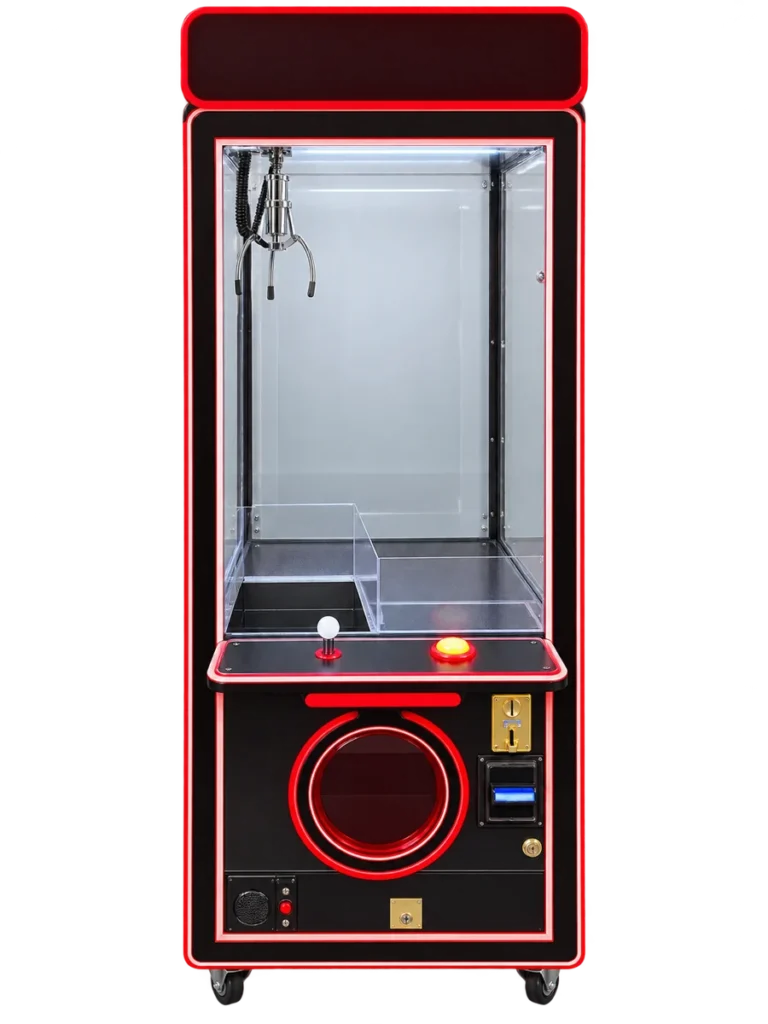 Glass Claw Machine — front view
