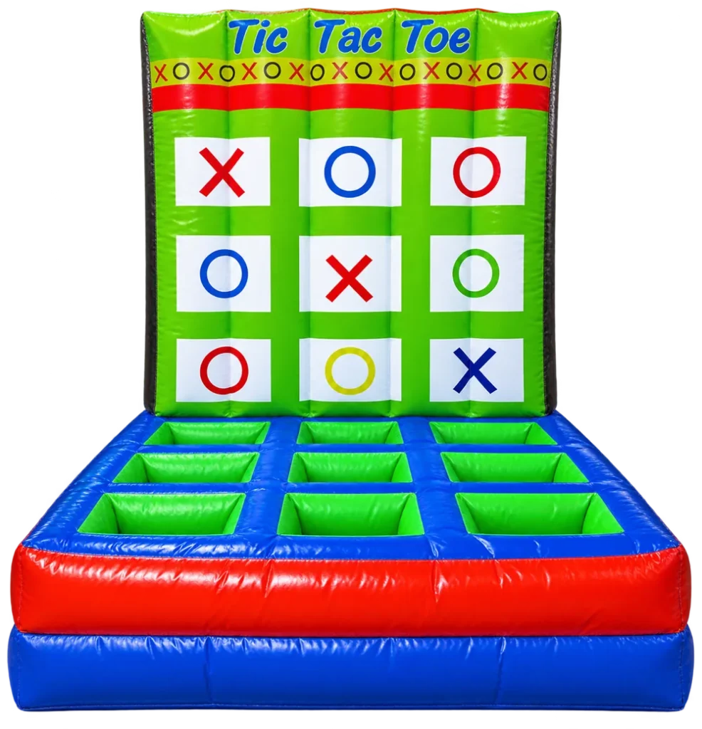 Small Inflatable — Tic Tac Toe — front view