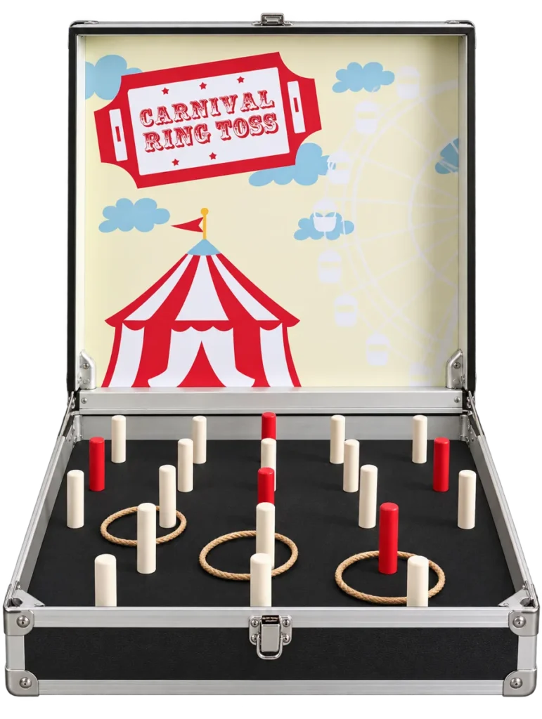 Table Box — Carnival Ring Toss — front view