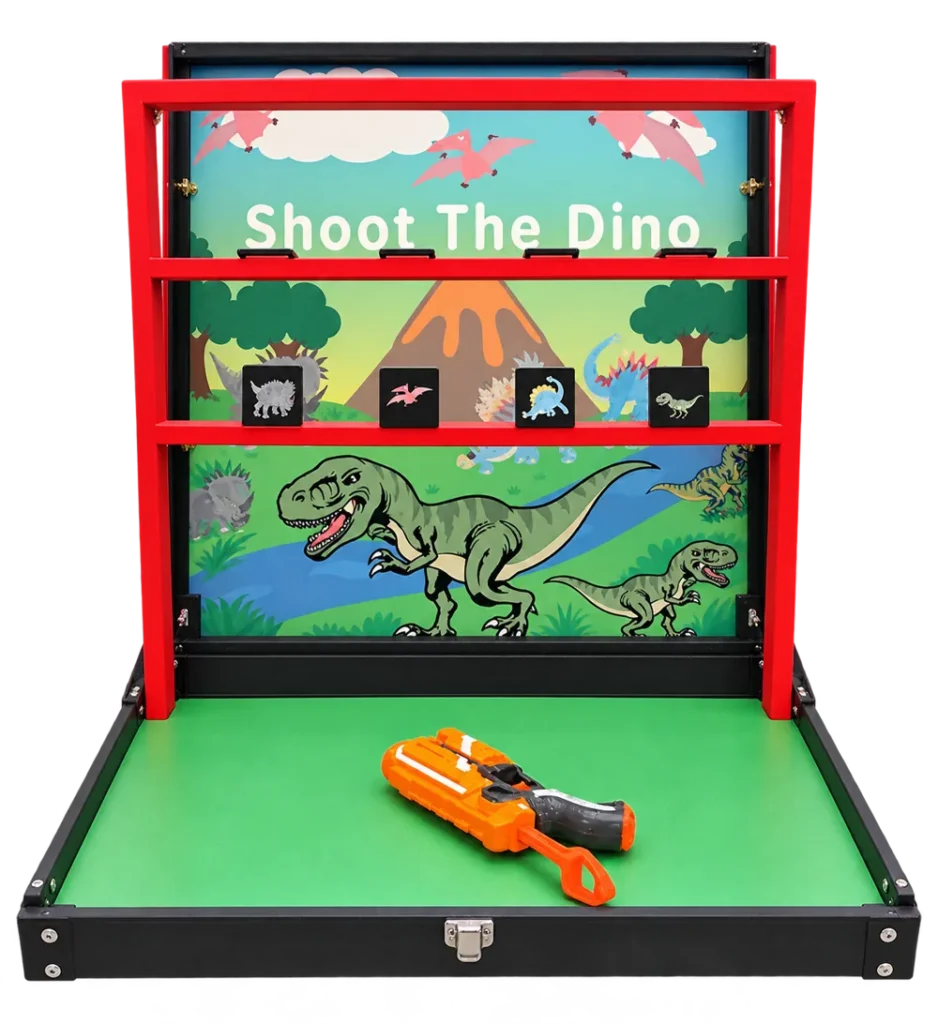 Table Box — Shoot The Dino — front view